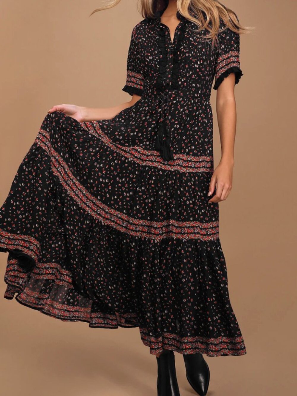 Free People Rare Feelings Maxi Dress – Size Small